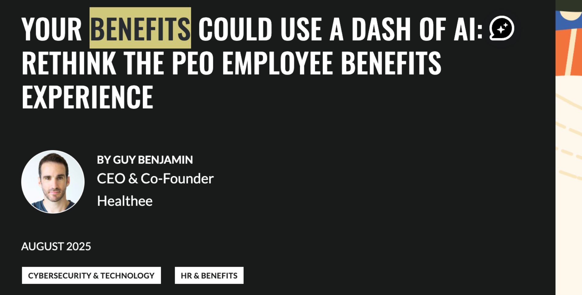 banner of article headline